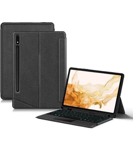 Amazon.com: SAMSUNG Galaxy Tab S8 and Tab S7 Book Cover